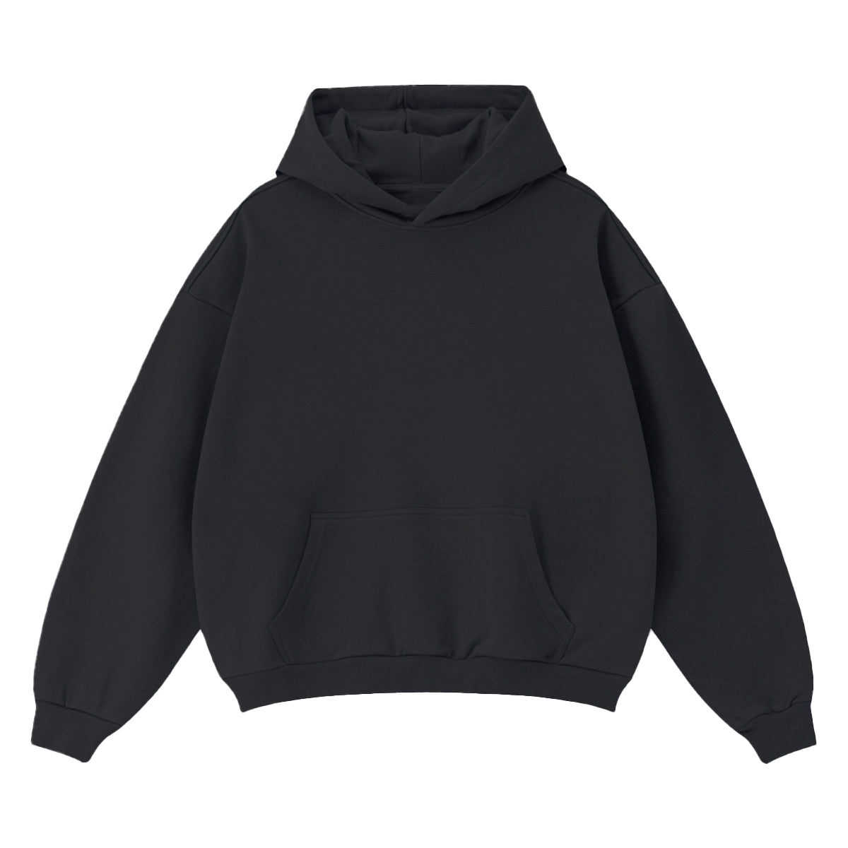 Unisex Cropped Drop Shoulder Heavyweight Oversized Hoodie(460GSM)