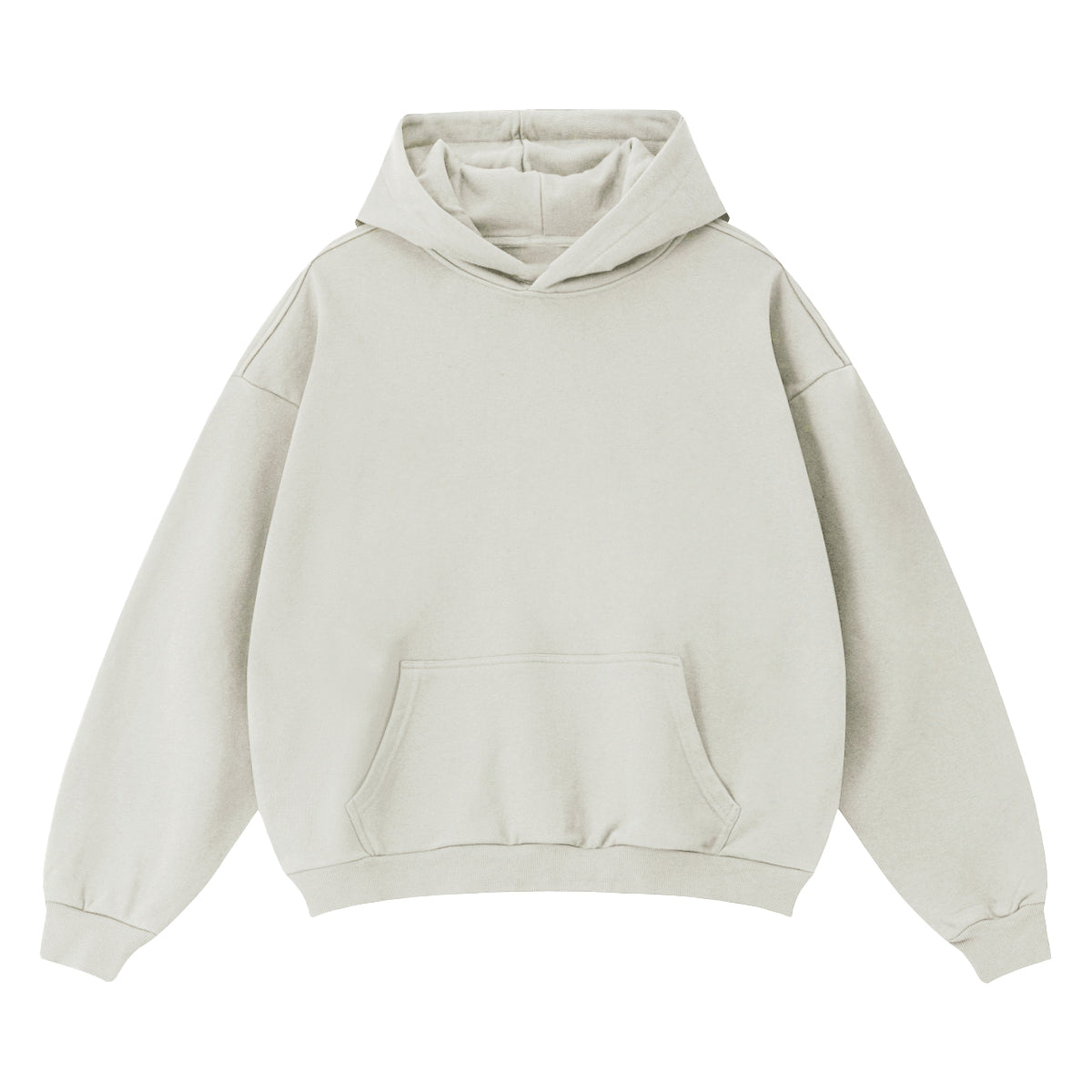 Unisex Cropped Drop Shoulder Heavyweight Oversized Hoodie(460GSM)