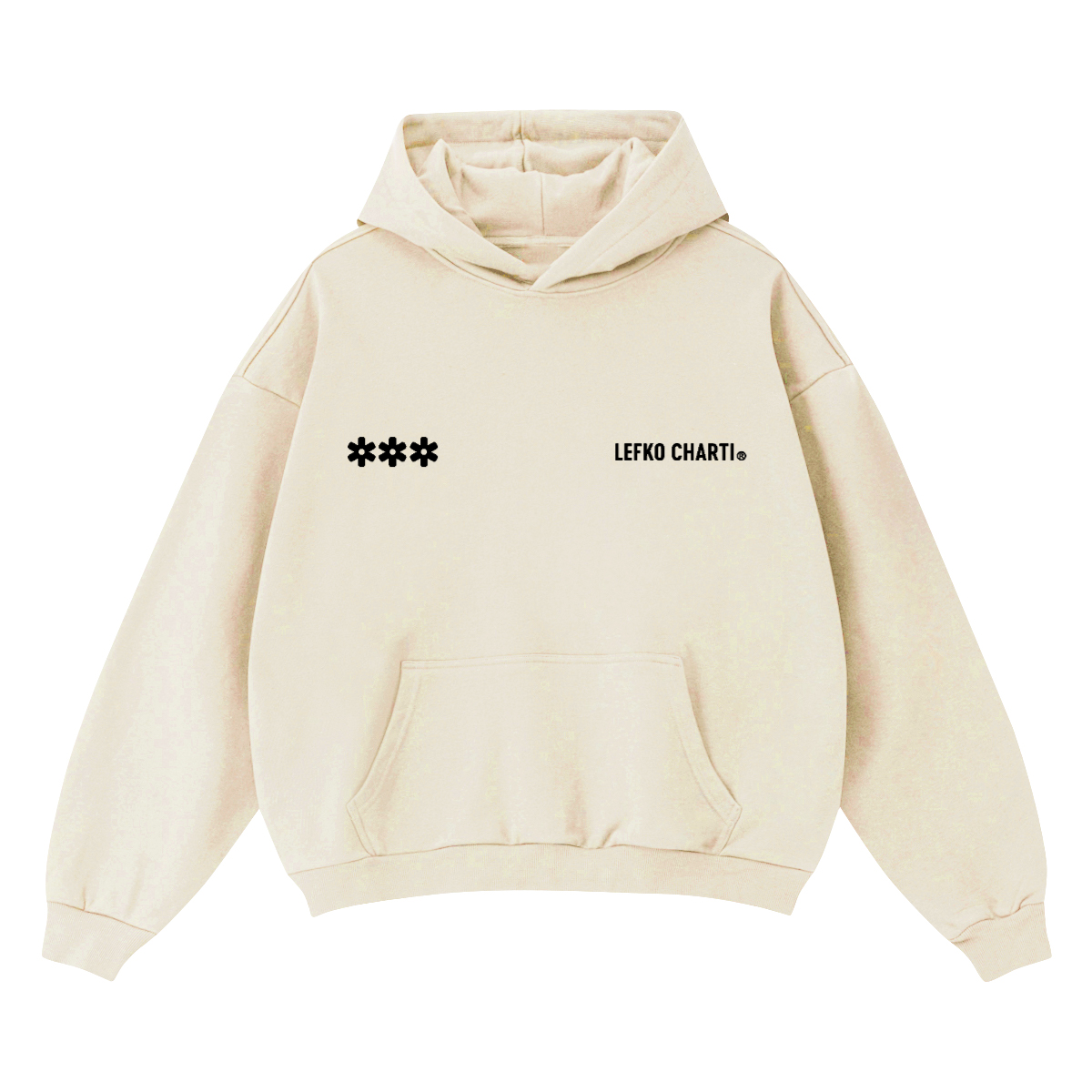 Unisex Cropped Drop Shoulder Heavyweight Oversized Hoodie(460GSM)